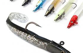 Croch 10 Pièces Leurre Souple de Pêche avec T-Tail Articles de Pêche en Silicone 11CM/18.5g Croch 10 Pièces Leurre Souple de Pêche avec T-Tail Articles de Pêche en Silicone 11CM/18.5g