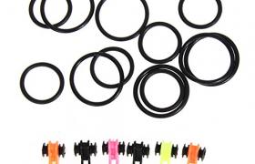 Nouveau 6 pcs/lot Plastique Canne à pêche Pole Crochet Keeper Leurres Cuillère Appât aigus support Petite Pêche Outil Accessoires Couleurs aléatoires