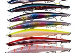 Pêche 175mm 30g Tide Flottante Slim Minnow Wobbler Mer Basse Stickbait Leurré Ocean Beach Fish Sports et divertissements (Color : SW23 4PCS 1457) Pêche 175mm 30g Tide Flottante Slim Minnow Wobbler Mer Basse Stickbait Leurré Ocean Beach Fish Sports et divertissements (Color : SW23 4PCS 1457)