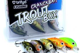 trifyd ® - Poisson Nageur Truite Cranckbait 4cm, Le Pack de 5 leurres de pêche