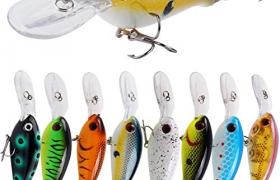 Sougayilang Leurres de pêche Plongée Profonde Swimbait Crankbait Pêche Wobble Appâts durs Multi-articulés pour Truite Basse d'eau Douce et d'eau salée 8 pcs / Paquet Sougayilang Leurres de pêche Plongée Profonde Swimbait Crankbait Pêche Wobble Appâts durs Multi-articulés pour Truite Basse d'eau Douce et d'eau salée 8 pcs / Paquet