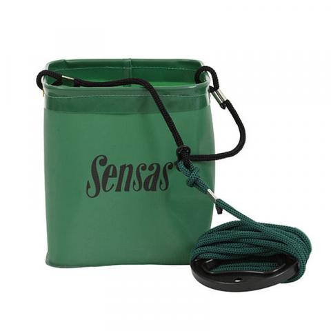 Seau à amorce coup sensas waterproof avec corde mm