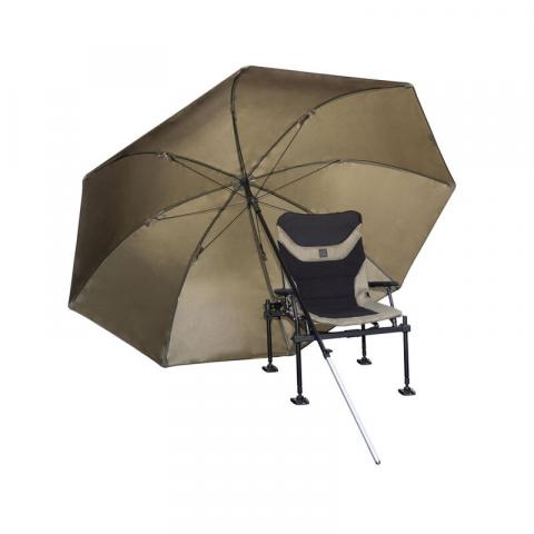 Parapluie de pêche au coup korum super steel brolly 2.50m