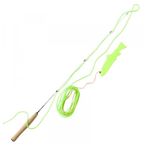 Kit mouche orvis practicaster white (jeu ludique, entrainement lancer mouche)