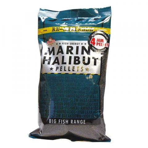 Pellets d'amorçages carpe dynamite baits marine halibut pellets 900g