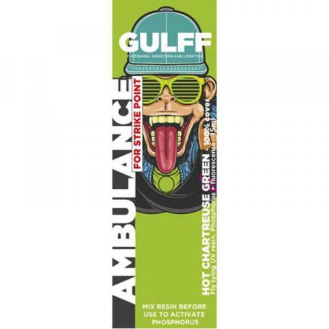 Résine uv gulff ambulance 15 ml (coloris intenses)