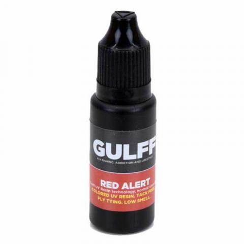 Résinu uv gulff red alert 15 ml (rouge vif)