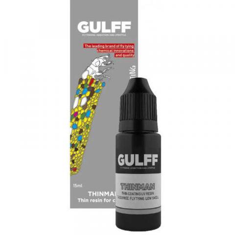 Résine uv gulff thinman clear15 ml (fine et transparente)