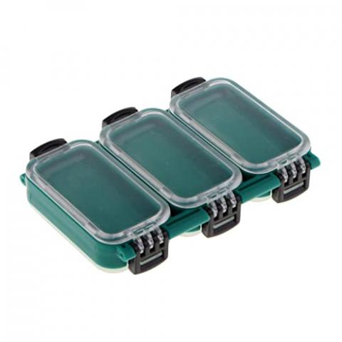 Almencla Boîte de Rangement en Plastique à 6 Compartiments pour Bijoux, Boucles d'oreilles,