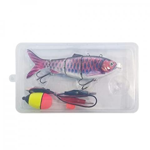 Pêche Leurres de pêche robotiques Pêche Auto Electric Lure Bait Wobblers Swimbait Accessoires de pêche Clignotant Sports et divertissements (Color : B)