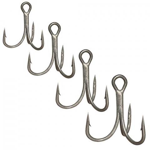 DanLink Hameçon triple en acier allié 4 # 6 # 8 # 10 # Lake Fake Bait Hook 10 # (trois crochets en téflon). DanLink Hameçon triple en acier allié 4 # 6 # 8 # 10 # Lake Fake Bait Hook 10 # (trois crochets en téflon).
