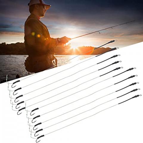 Annjom Hameçons de pêche, 5 Ensembles d'hameçons de pêche durables et résistants pour la pêche(13#)