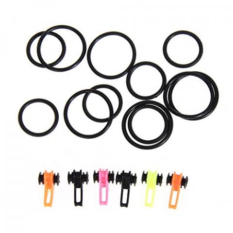 Nouveau 6 pcs/lot Plastique Canne à pêche Pole Crochet Keeper Leurres Cuillère Appât aigus support Petite Pêche Outil Accessoires Couleurs aléatoires