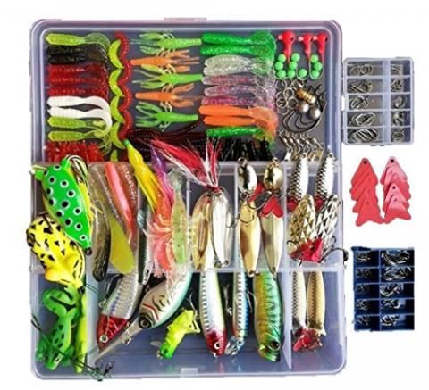Afishup Leurres de pêche Kit 273 pcs/lot Boîte d'accessoires Poissons-nateurs Spinnerbaits Minnow Popper Crayon en Métal dur Jigs Crochets de Pêche 2 Leurres Grenouille Appât Afishup Leurres de pêche Kit 273 pcs/lot Boîte d'accessoires Poissons-nateurs Spinnerbaits Minnow Popper Crayon en Métal dur Jigs Crochets de Pêche 2 Leurres Grenouille Appât