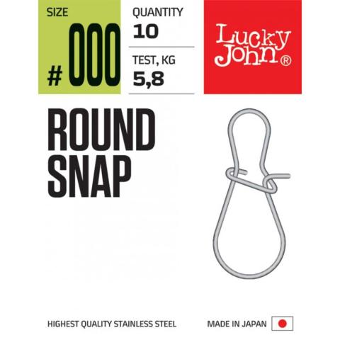 Agrafe Lucky John Round Snap