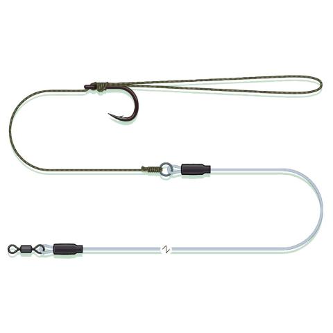 Bas de Ligne Madcat Combi Pellet Rig 70cm 0.95mm 84kg n°3/0 Bas de Ligne Madcat Combi Pellet Rig 70cm 0.95mm 84kg n°3/0