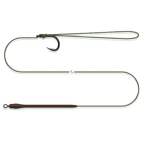 Bas de Ligne Madcat Standard Pellet Rig 60cm 0.80mm 66kg n°2/0 Bas de Ligne Madcat Standard Pellet Rig 60cm 0.80mm 66kg n°2/0