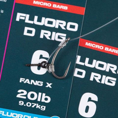 Bas de Ligne Nash Fluoro D Rig Micro Barbed
