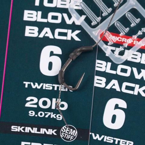 Bas de ligne Nash Tube Blow Back Rig Micro Barbed Bas de ligne Nash Tube Blow Back Rig Micro Barbed