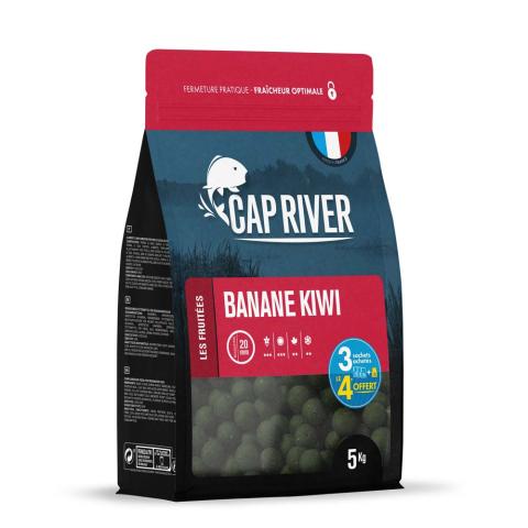 Bouillettes Cap River Banane Kiwi 5kg