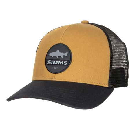 Casquette Simms Trout Patch trucker Dark Bronze