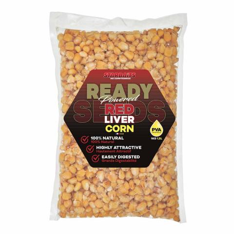 Graines Cuites Starbaits Ready Seed Red Liver Corn