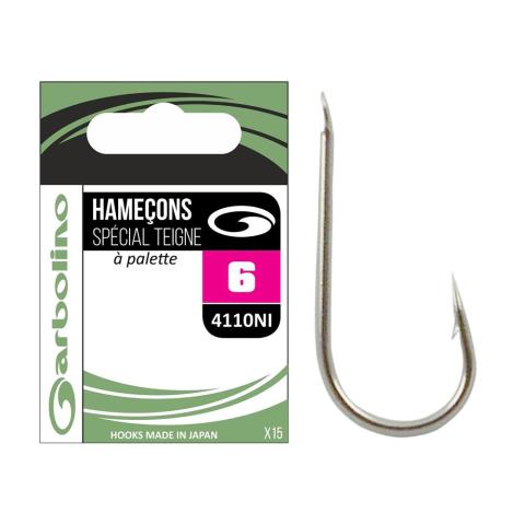 Hameçons  spécial teignes Garbolino STREAMLINE HAMECONS 4100NI (x15)