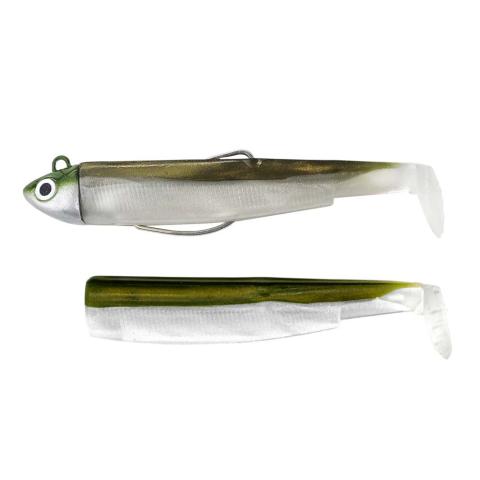 Leurre souple fiiish combo black minnow 90 search 9cm 8g