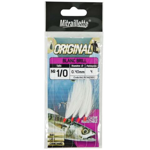 Mitraillette ragot Blanc brillant