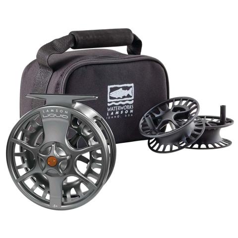 Pack Moulinet et Bobines mouches LAMSON Liquid WF8 Pack Moulinet et Bobines mouches LAMSON Liquid WF8