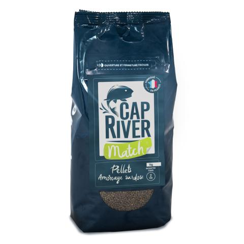 Pellet d'amorçage Cap River Surdosé MONSTER CRAB 2MM 1KG Pellet d'amorçage Cap River Surdosé MONSTER CRAB 2MM 1KG