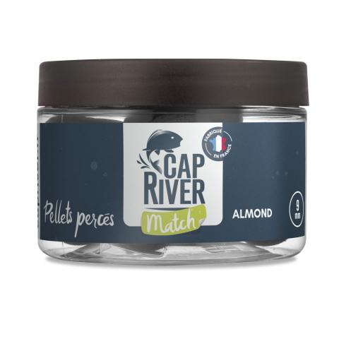 Pellet percé Cap River amande (pot de 80g) Pellet percé Cap River amande (pot de 80g)