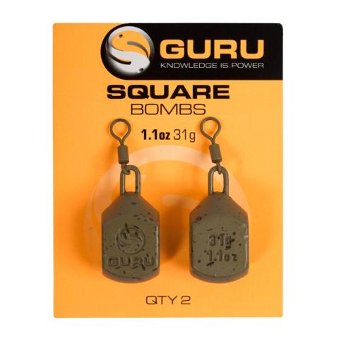 Plombs cubiques GURU SQUARE PEAR BOMB (X2)