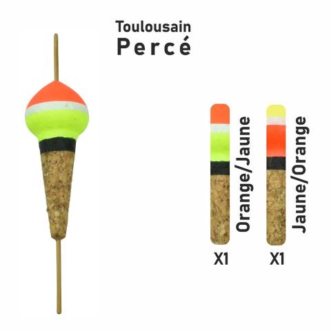 Streamline flotteur truite x2- Flotteur Toulousain Fendu Garbolino