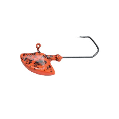 Tête plombée DELALANDE Sabot Orange hameçon court (x2)