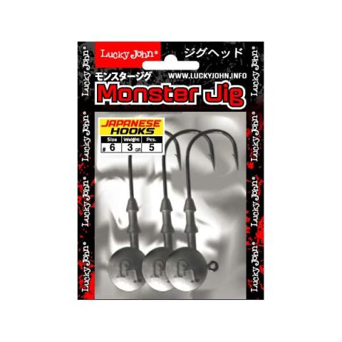 Têtes Plombées Carnassier Lucky John Monster Jig taille 1
